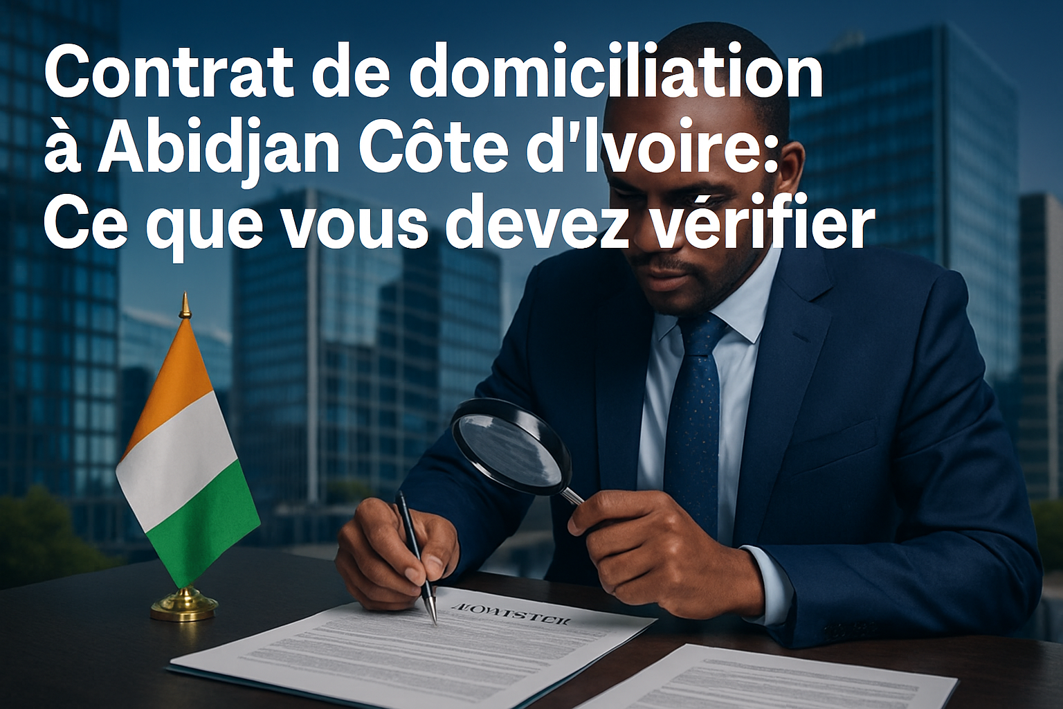 Contrat de domiciliation à Abidjan Côte d'Ivoire