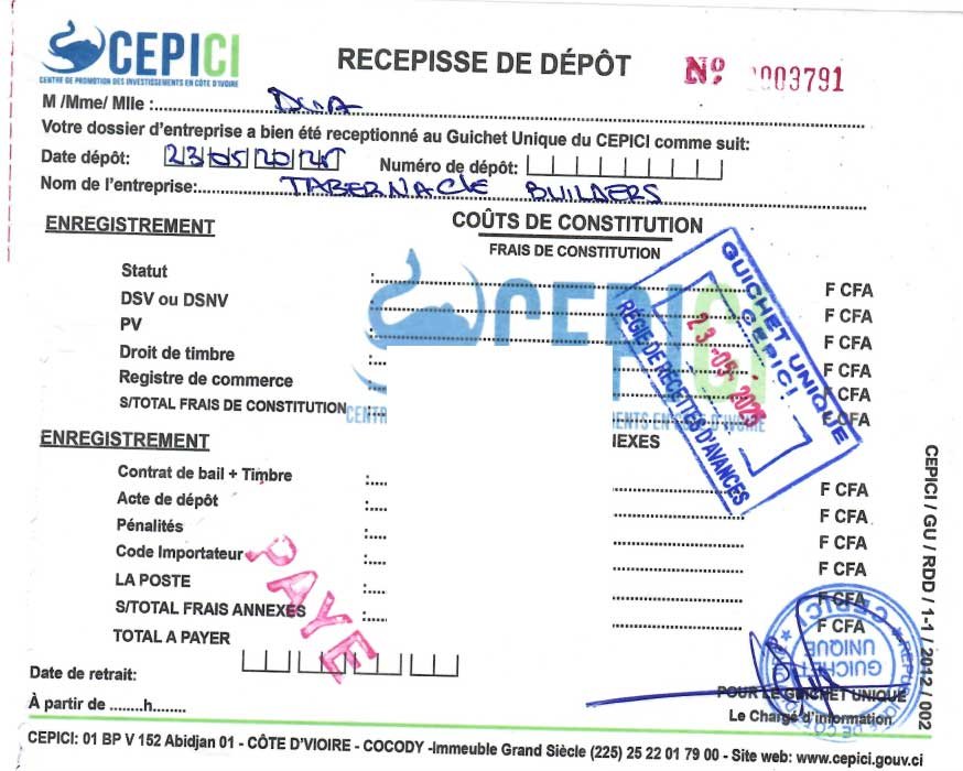 RECU - TABERNACLE-BUILDERS